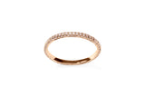 Amore The Luxury 18K Rosegold Ring w. Diamonds