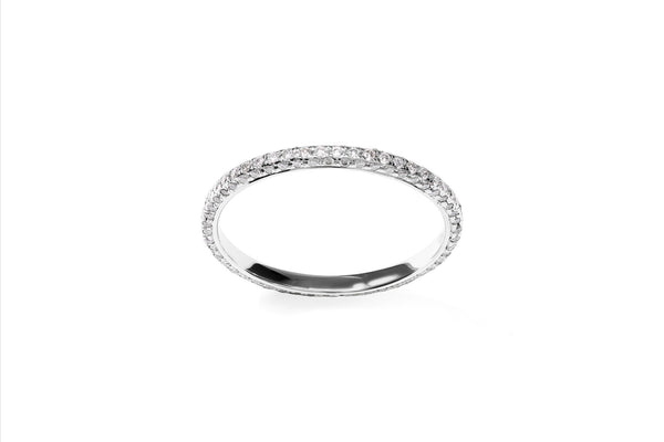 Amore The Luxury 18K Hvidguld Ring m. Diamanter