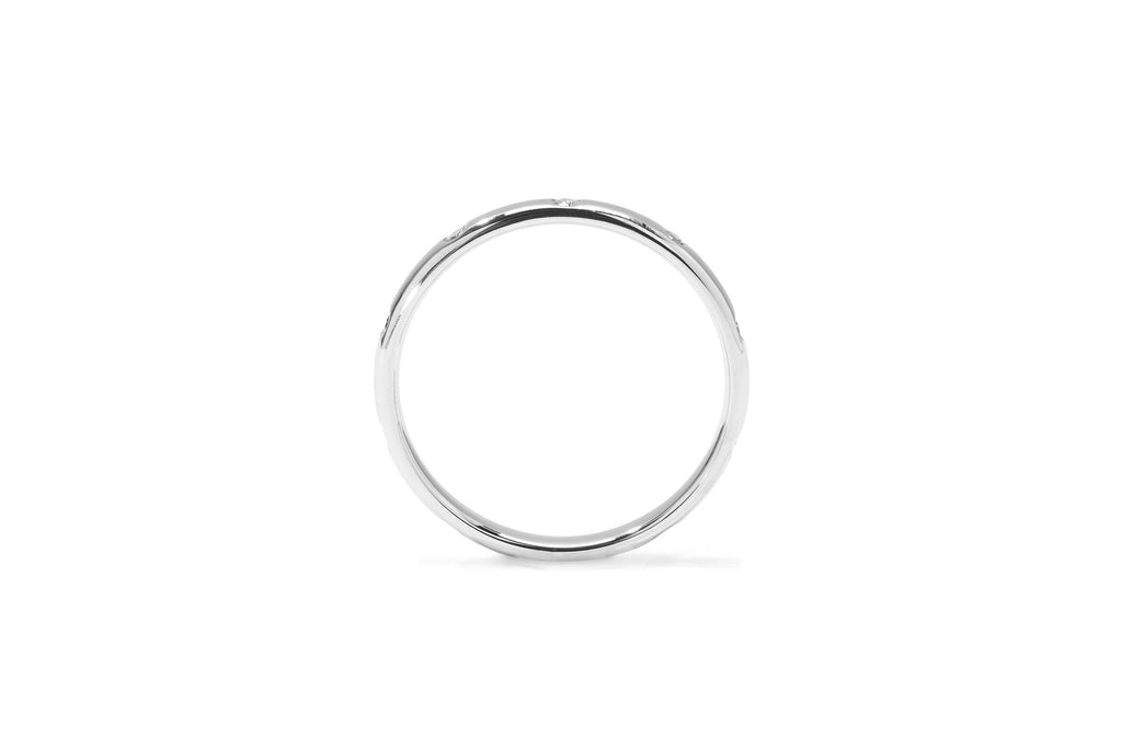 Amore Star Eternity 18K Whitegold Ring w. Diamonds