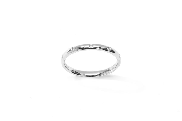 Amore Star Eternity 18K Whitegold Ring w. Diamonds