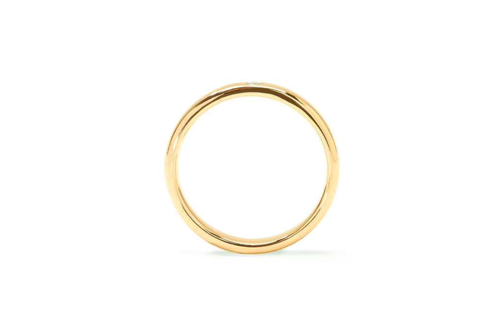 Amore Star 18K Gold Ring w. Diamond