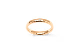 Amore Star 18K Rosegold Ring w. Diamond