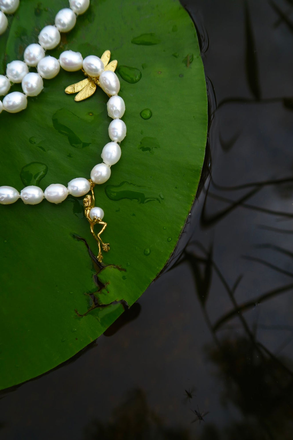 The Pond Gold Plated Necklace