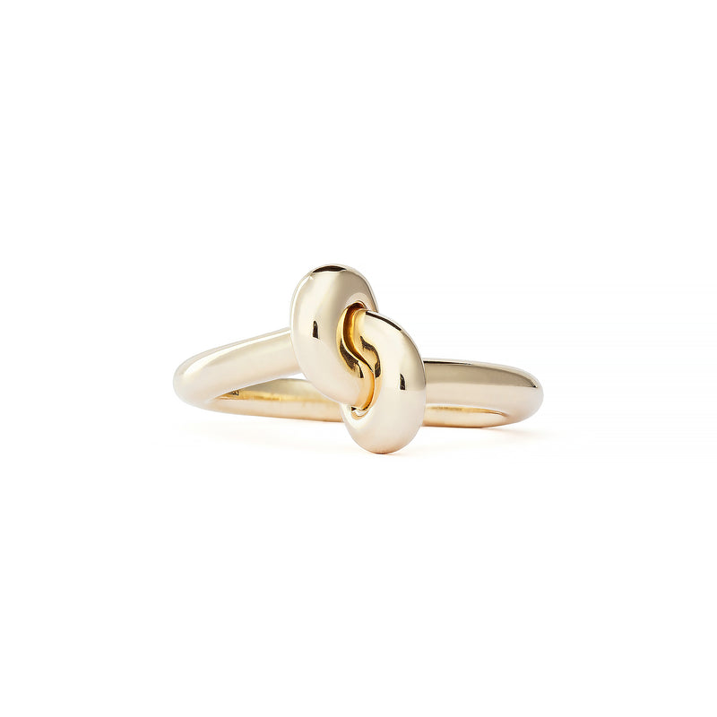 Legacy Knot klein (eng) 18k goldener Ring