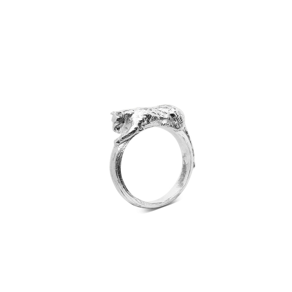 Lioness Silver Ring