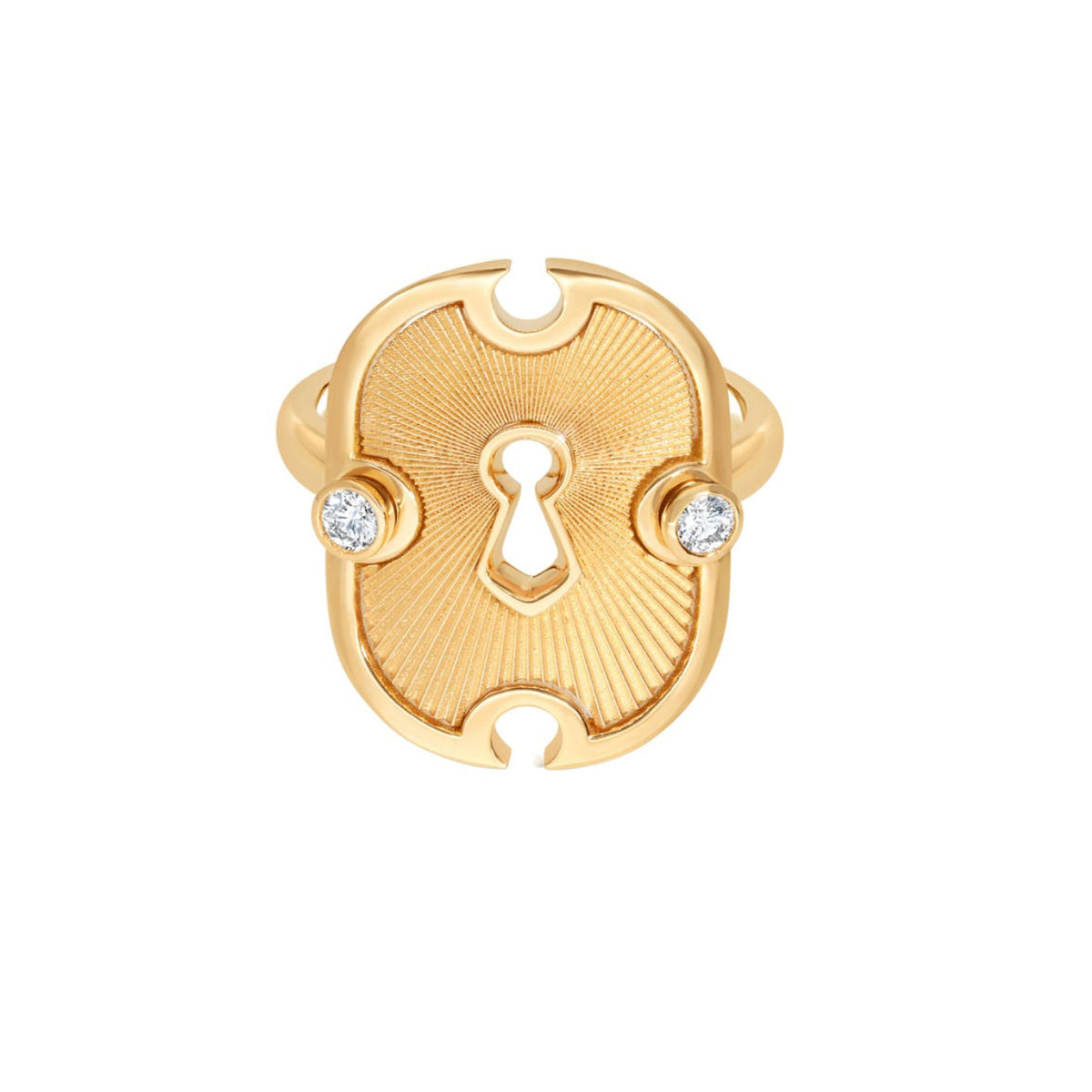 Unlock Guld 18K Guld Ringe m. Diamanter
