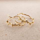 Tallulah Large 18K & 22K Gold Hoop w. Diamonds