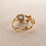 Seafire 18K & 22K Gold Ring w. Star Sapphire & Diamond