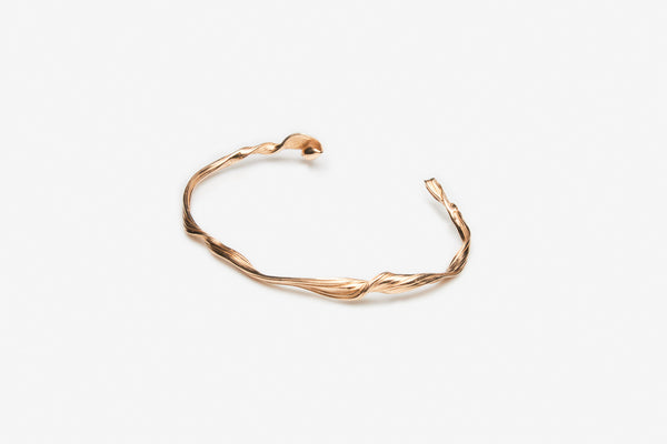 Palea Cuff 14K Gold Bracelet