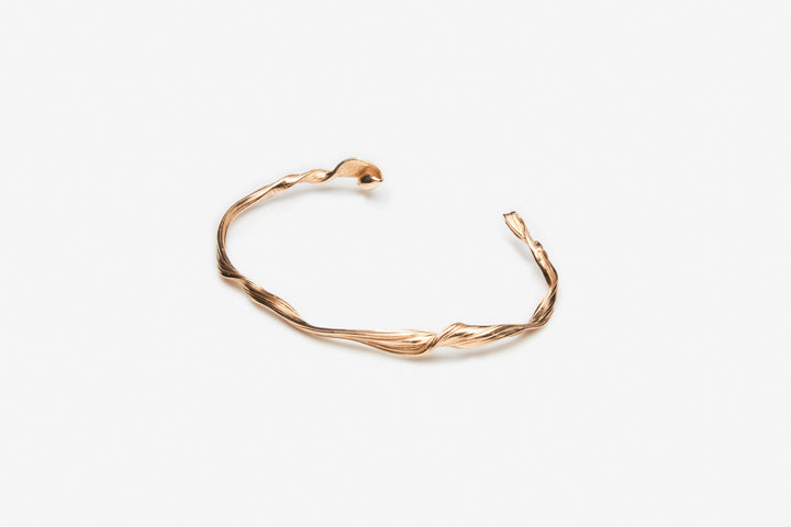 Palea Cuff 14K Gold Bracelet
