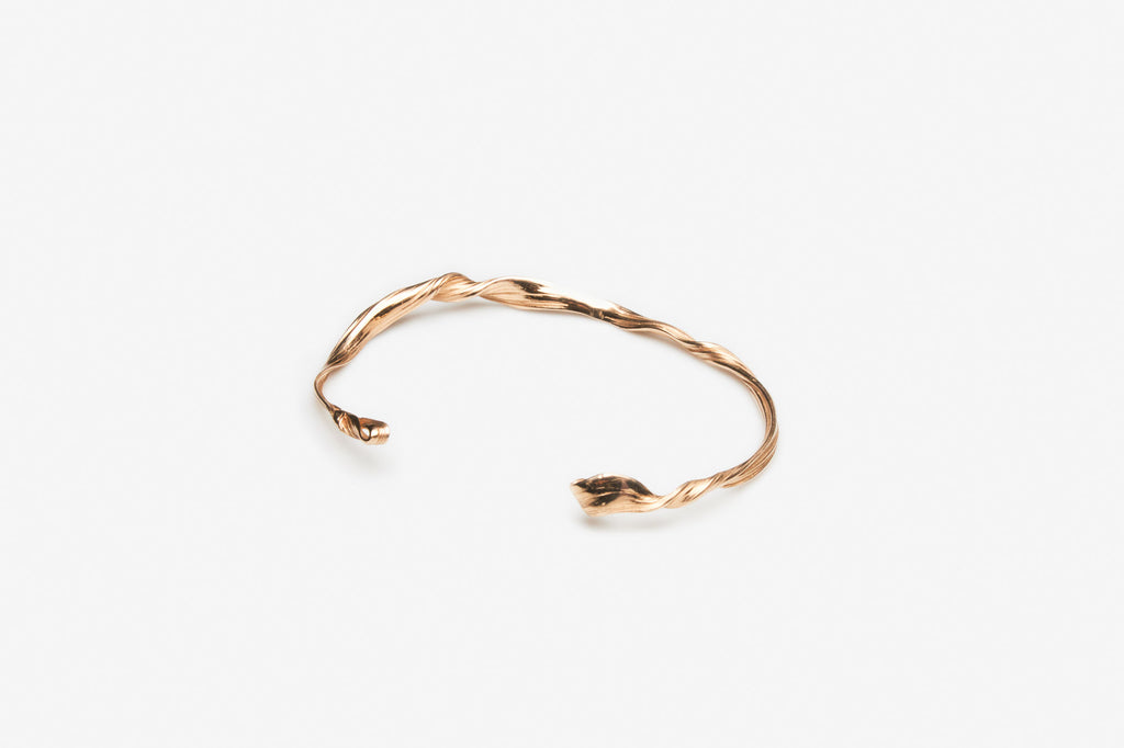 Palea Cuff 14K Gold Bracelet