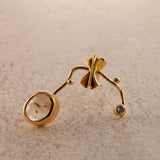 Breeze 18K & 22K Guld Ørering m. Safir & Diamanter