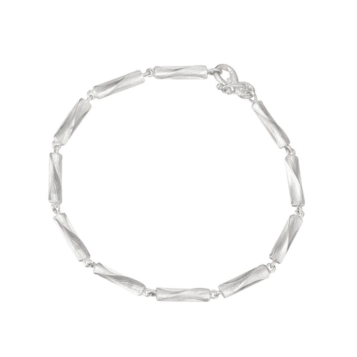 Vega Relief Silver Bracelet