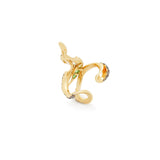 Spark Green 18K Gold Ear Hugger