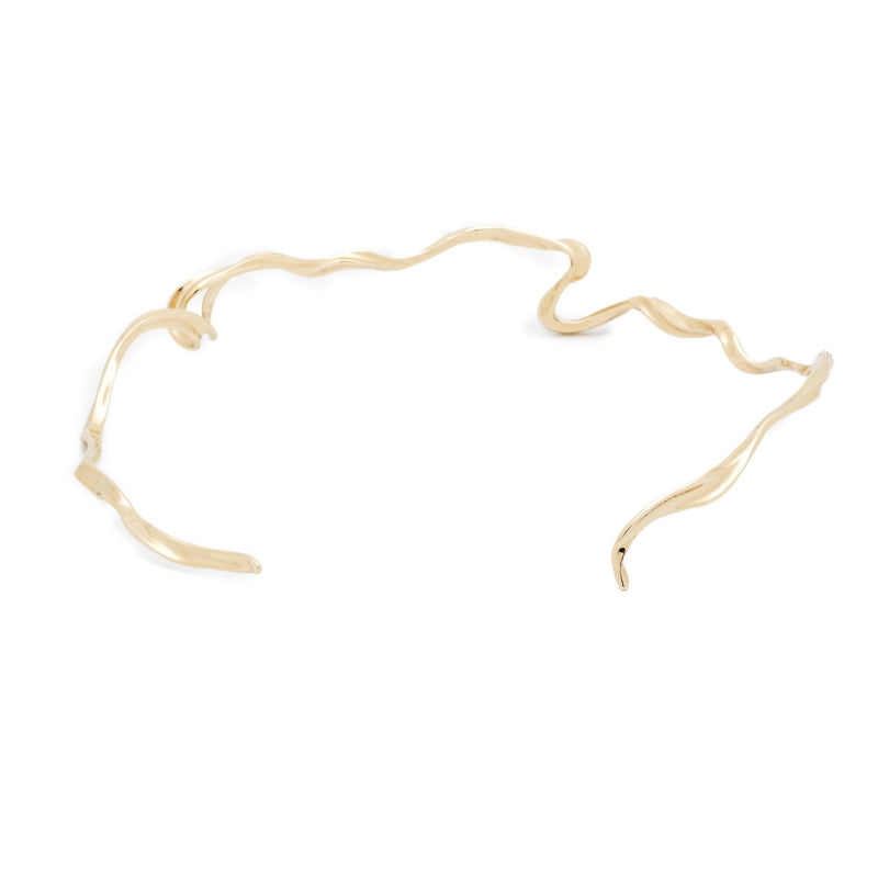 Smoke Fume 18K Gold Choker