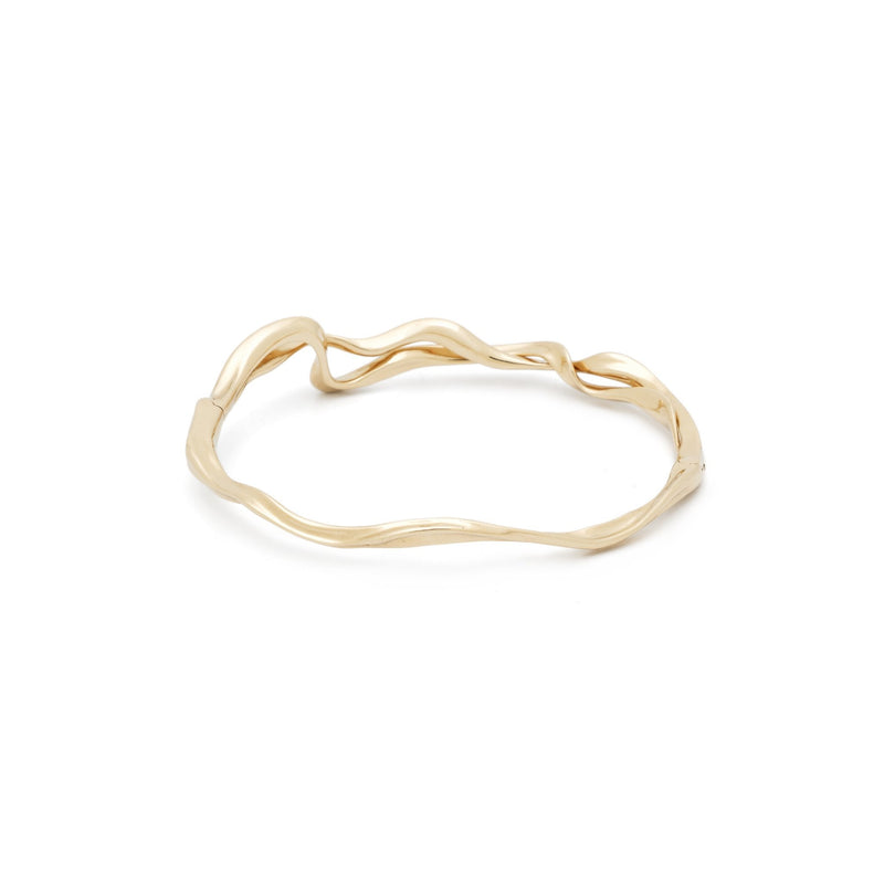 Vapour 18K Gold Bangle