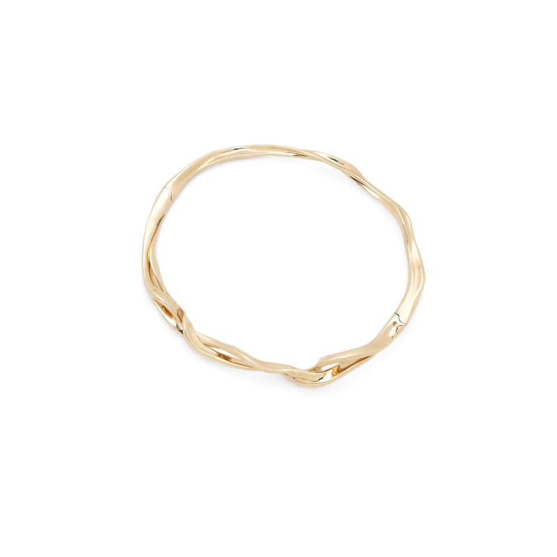 Vapour 18K Gold Bangle