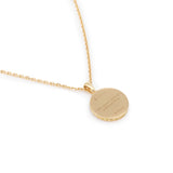 Yin Yang Large 18K Gold Necklace w. Lab-Grown Diamonds