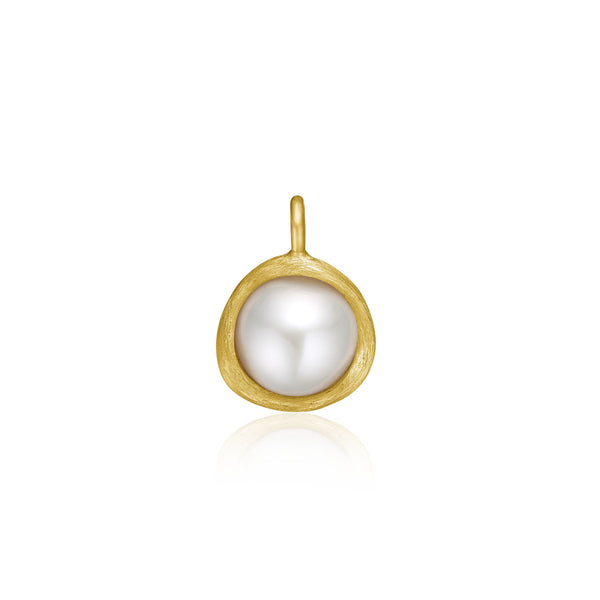 Vega Pearl Large 18K Gold Pendant