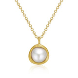 Vega Pearl Large 18K Gold Pendant