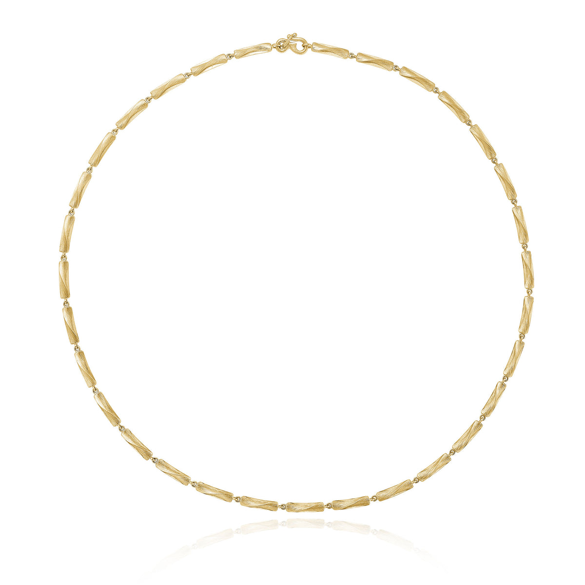 Relief Link 18K Gold Necklace