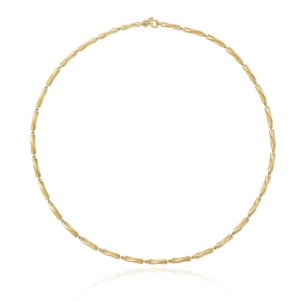 Relief Link 18K Gold Necklace