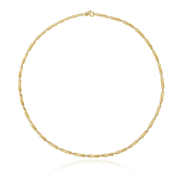Relief Link 18K Gold Necklace