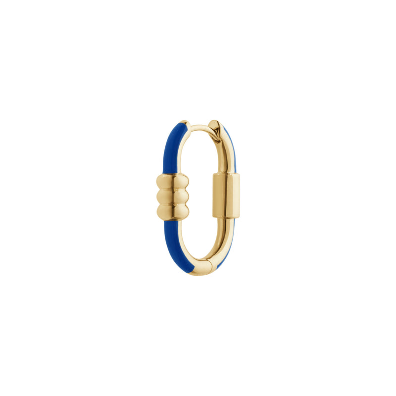 Vertigo 16 Blue 14K Gold Earring