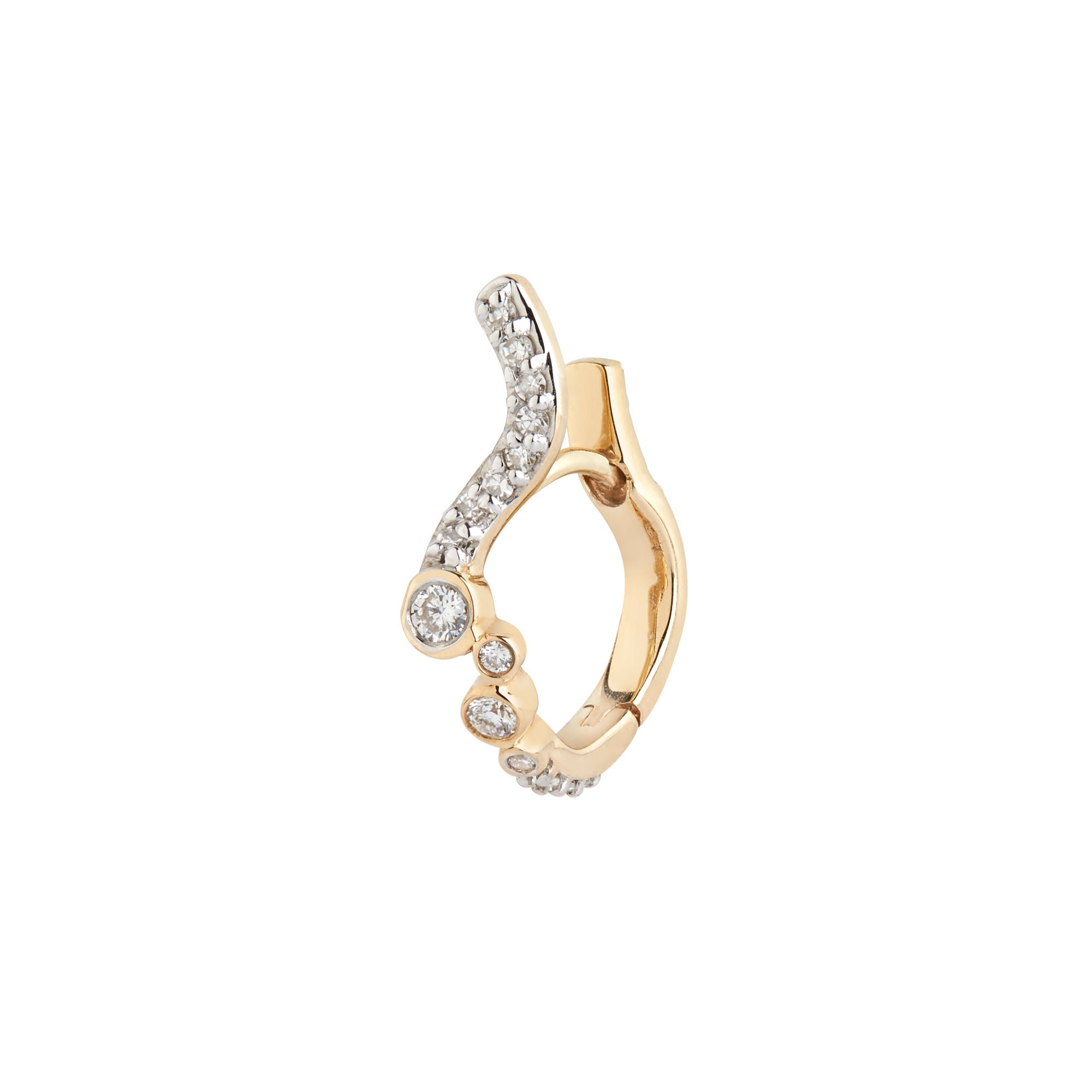 Versailles 14K Guld Creol m. Lab-Grown Diamanter