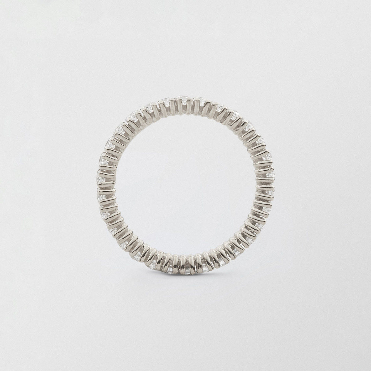 Bonnie Full Eternity 18K Whitegold Ring w. Diamonds