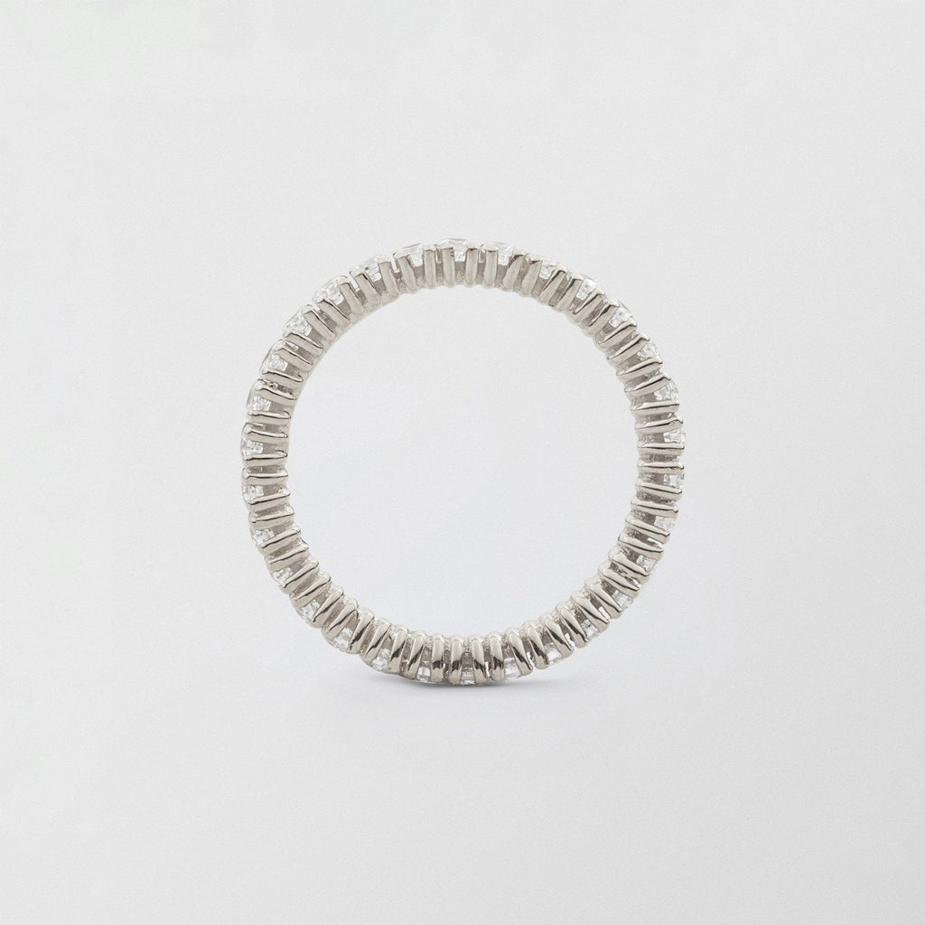 Bonnie Full Eternity 18K Whitegold Ring w. Diamonds