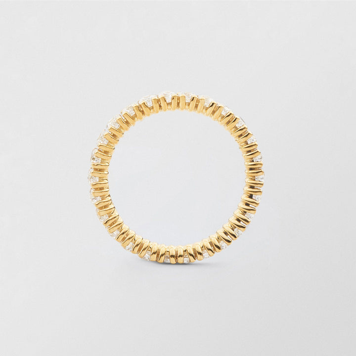 Bonnie 18K Gold Full Eternity Ring w. Diamonds