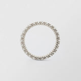 Bonnie 18K White Gold Full Eternity Ring w. Diamonds
