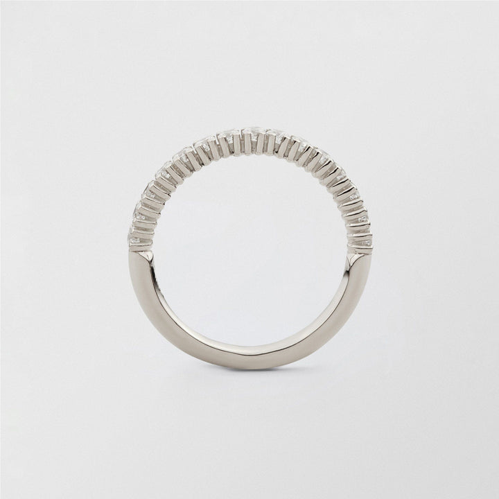 Bonnie Half Eternity 18K Whitegold Ring w. Diamonds