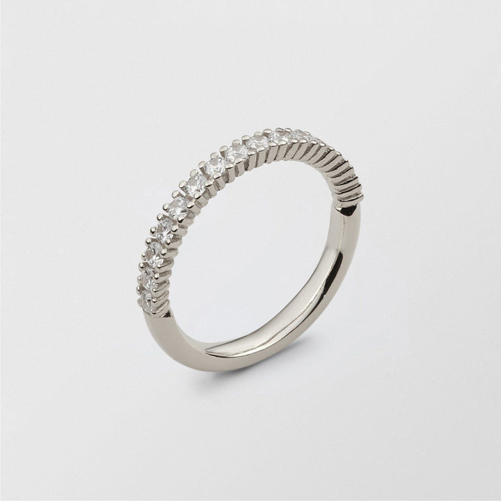 Bonnie Half Eternity 18K Whitegold Ring w. Diamonds