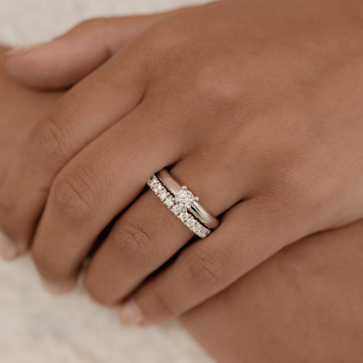 Bonnie 18K Whitegold Ring w. 0.50ct Diamond