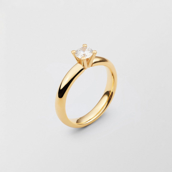 Bonnie 18K Gold Ring w. 0.50ct Diamond