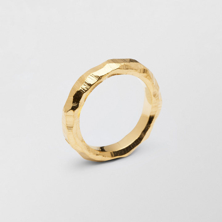 Mus Plain 4,5 mm 18K Guld Ring