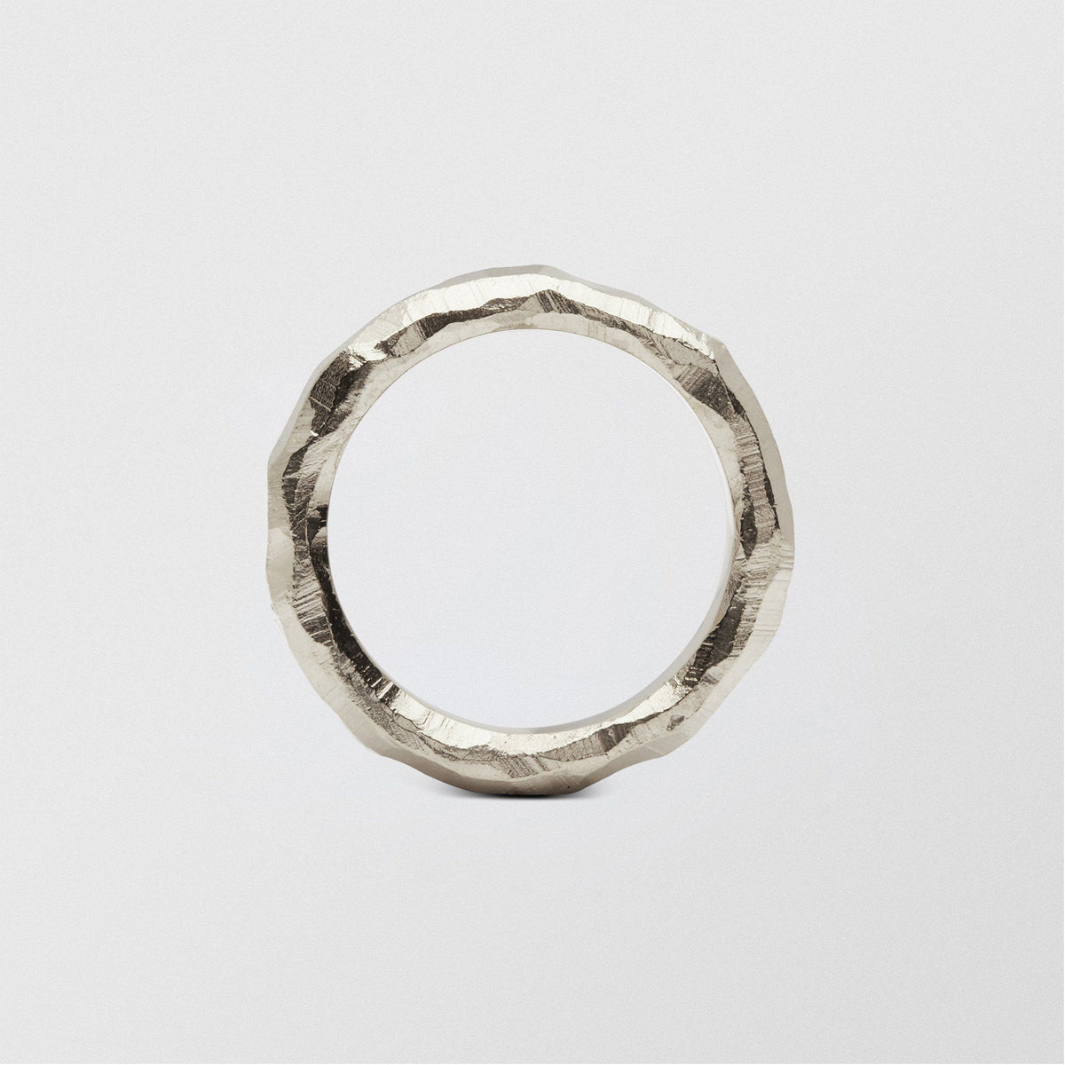 Mouse Plain 4.5mm 18K Whitegold Ring