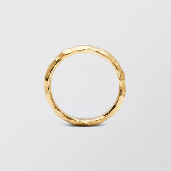 Mouse Low Plain 4.5mm 18K Gold Ring