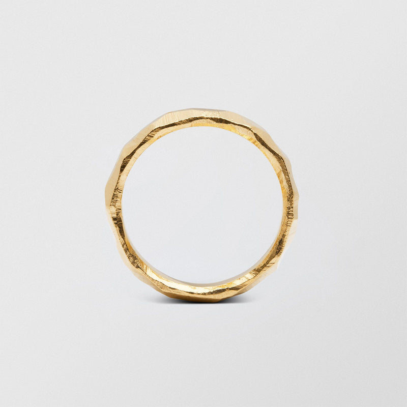 Mouse Low Plain 6mm 18K Gold Ring