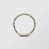 Mouse Low Plain 6mm 18K Whitegold Ring
