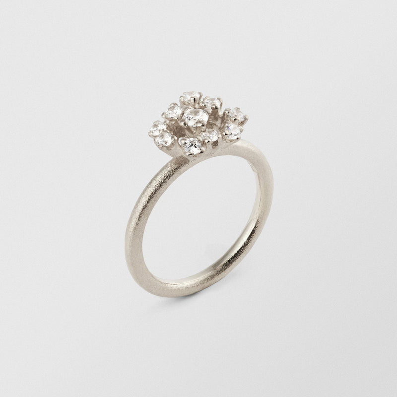 Frosty 18K Hvidguld Ring m. Diamant