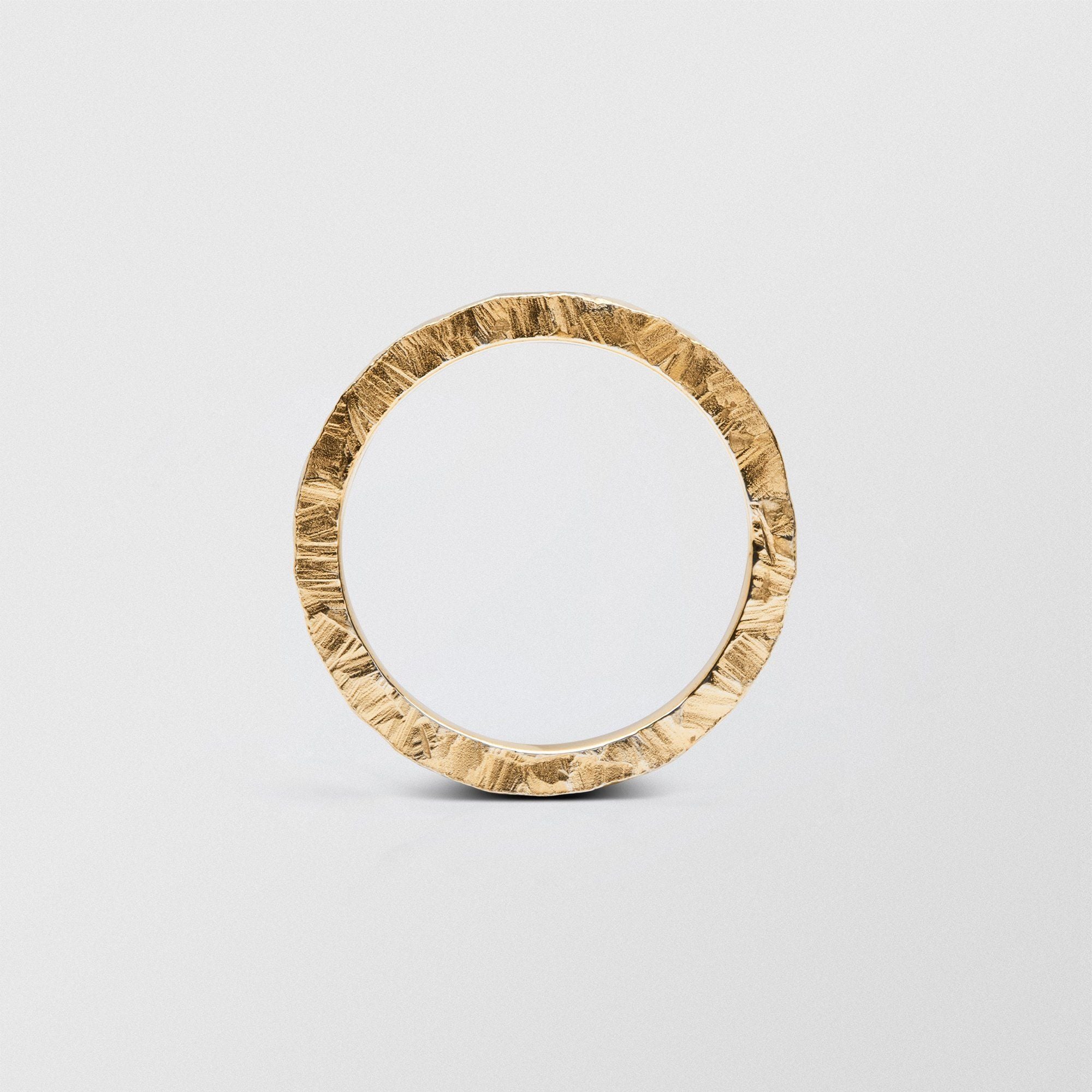 Rock Low Plain 2.5mm 18K Gold Ring