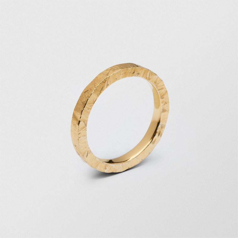 Rock Low Plain 2.5mm 18K Gold Ring