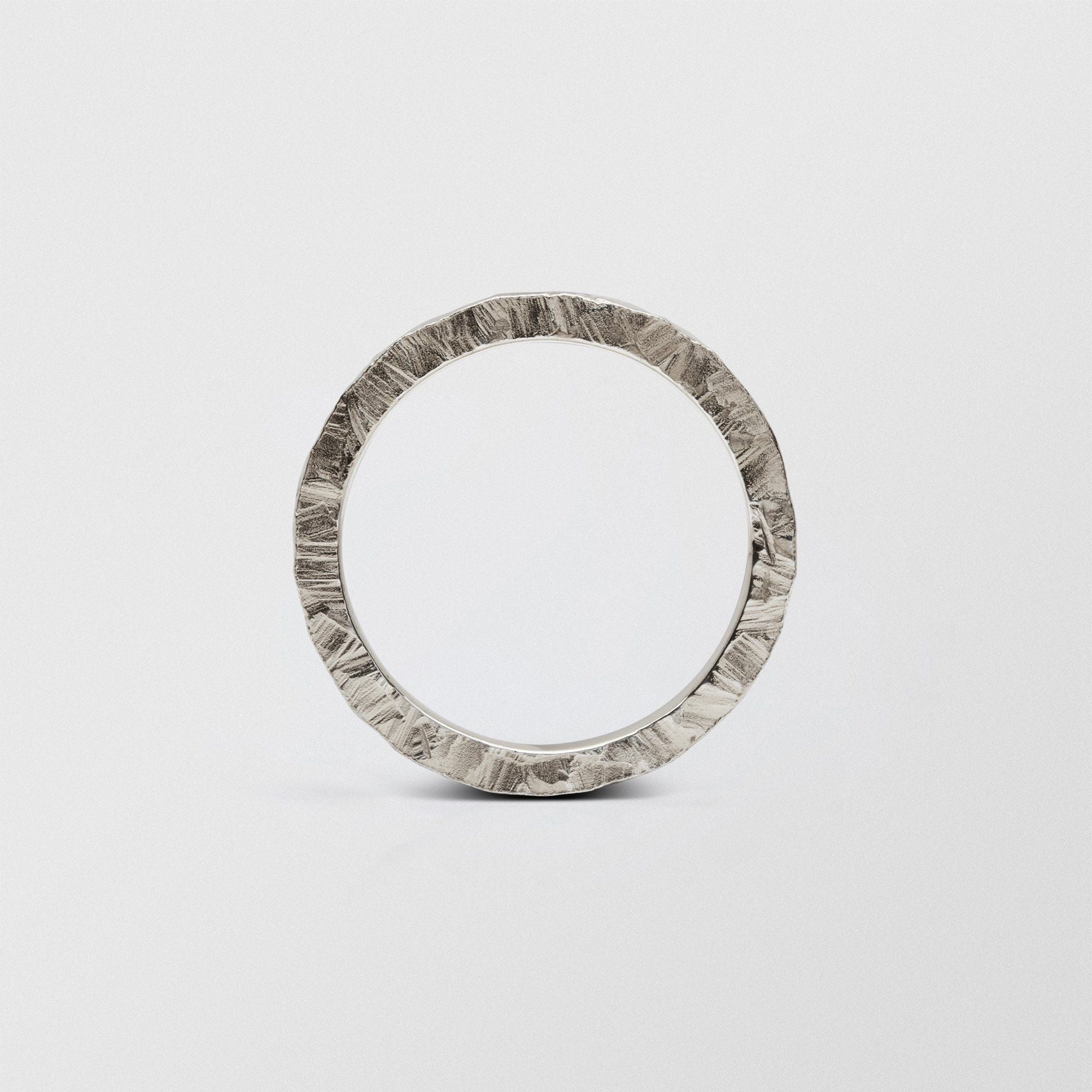 Rock Low Plain 2.5mm 18K Whitegold Ring