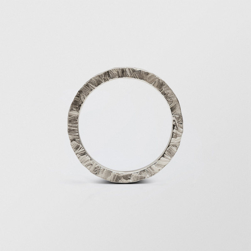 Rock Low Plain 2.5mm 18K Whitegold Ring