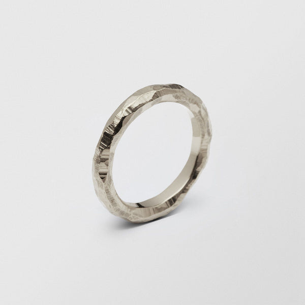 Ringo Plain 3.5mm 18K Whitegold Ring