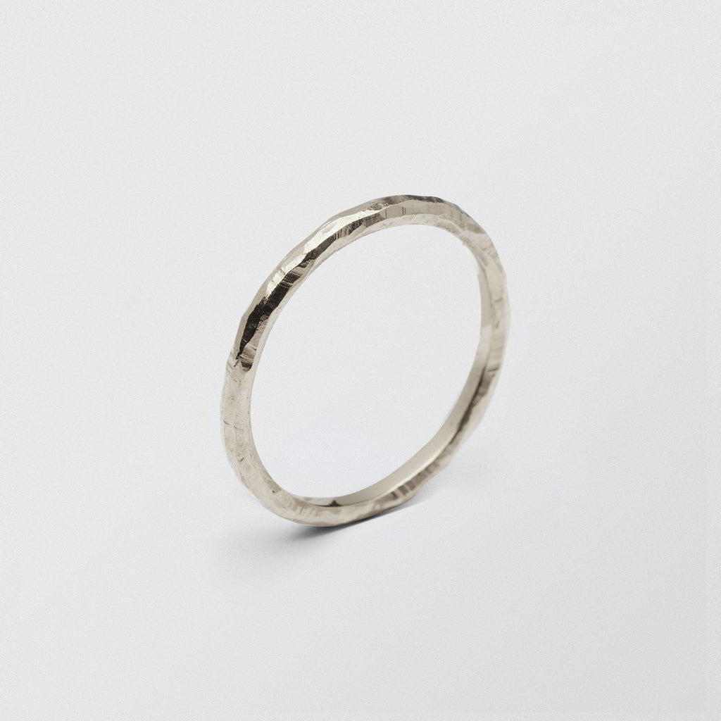 Ringo Plain 2mm 18K Hvidguld Ring