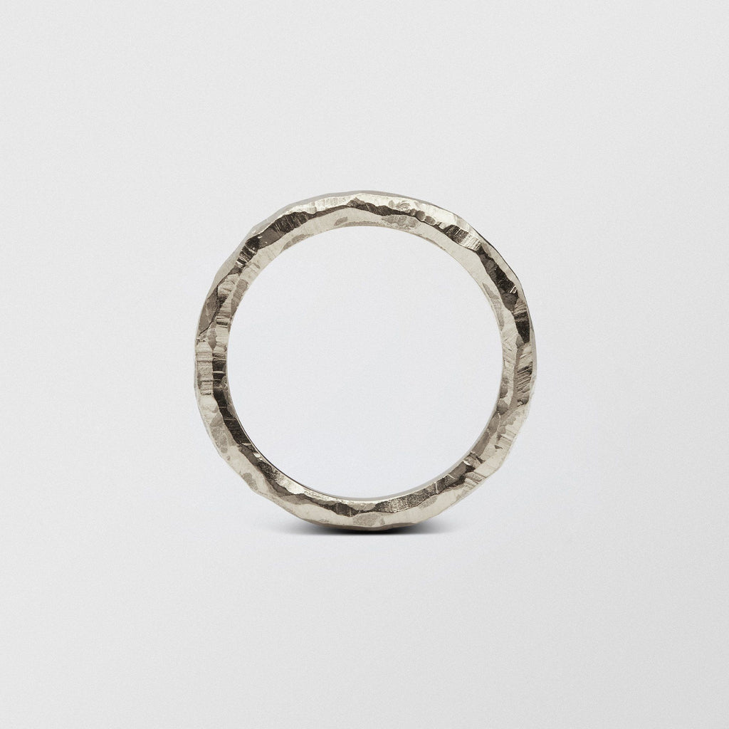 Ringo Plain 3mm 18K White Gold Ring